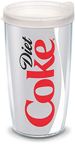 Tervis Gobelet de régime alimentaire Coca avec couvercle transparent, 473 ml