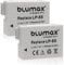 Blumax Camera Battery Pack of 2 for Canon LP-E8 Suitable for EOS 550D 600D 650D 700D / EOS Kiss X4 X5 X6i X7 / Digital Rebel T2i T3i T4i T5i