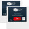Keilrahmen Leinwand zum Bemalen 20x20 cm – Artina FSC® 2er Set bespannte Keilrahmen Leinwände zum malen für Acrylfarben Canvas 100% Baumwolle – Acryl Leinwand Rahmen