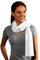 Unisex Schal Damen und Herren, Weiß, One Size