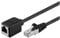 Goobay 91885 CAT 5e Prolunga F/UTP, Nero, 10m Lunghezza