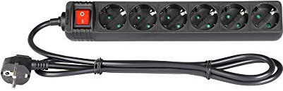Adam Hall Accessories 8747 S 6 - Multiprise Secteur 6 Prises avec Interrupteur