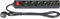 Adam Hall Accessories 8747 S 6 - Base de enchufes de 6 tomas con interruptor