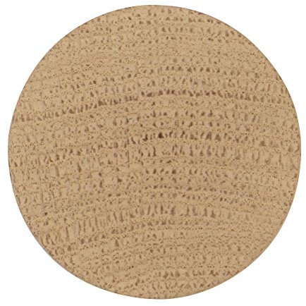 HOME IT® Holzknauf Ø55 mm Eiche natur – Möbelknopf mit M6-Gewindeeinsatz – Schubladengriff oder Wandhaken – inkl. Schrauben & Dübel