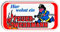 DEKO TRADER PST-Schild - Hier wohnt EIN Feuerwehrmann - Feuerwehr Schild Spaßschild HSK Spassschild Spass Funschild Fun Türschild Tür Kunststoff Geschenk Geburtstag