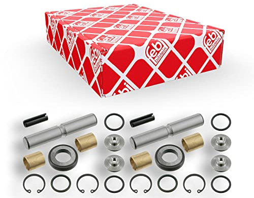 febi bilstein 04587 Achsschenkelbolzensatz mit Gleitlager, Doppelsatz, 1 | Kompatibel mit: MERCEDES-BENZ T1 Bus, T1 Bus, T1 Kasten, T1 Kasten, T1 Pritsche/Fahrgestell, T1 Pritsche/Fahrgestell