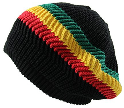 RW Unisex Baumwolle Classic Rasta Beanie