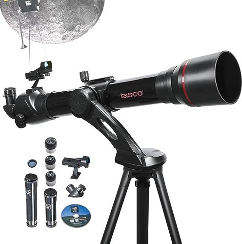 Tasco SPACESTATION Refractor AZ Teleskop 70 mm schwarz 49070800