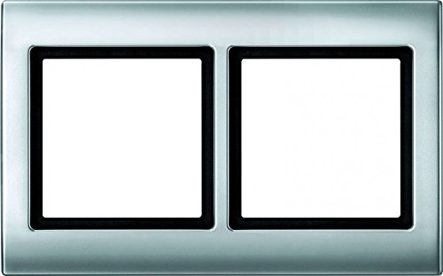 Merten 400260 AQUADESIGN-Rahmen, 2fach, aluminium
