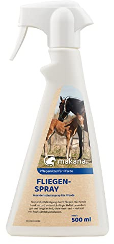 Makana Fliegenspray für Pferde, 500 ml Sprühflasche