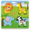 Viga 50840 - Steckpuzzle, Wildtiere
