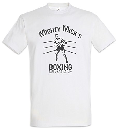 Urban Backwoods Mighty Mick's Boxing II Herren T-Shirt Weiß Größe S