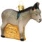 Old World Christmas Ornaments Farm Animals Glass Blown Ornaments for Christmas Tree, Donkey
