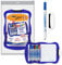 BIC 967444 Velleda Cliiip Set Whiteboard (21 x 31 cm) Wischer; 8 abwischbare Marker -10er Set, Färblich Sortiert
