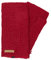 McRon Damen Gestrickte Pulswärmer Lenna Rot 1011