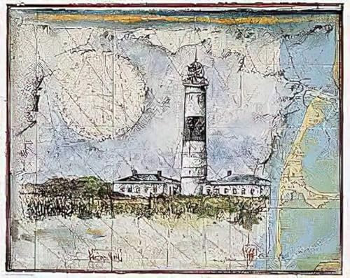 Kunstdruck/Poster: Ole West Kampen Abend - hochwertiger Druck, Bild, Kunstposter, 45x35 cm