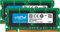 Crucial CT2KIT25664AC667 4 GB kit (2 GB x 2) DDR2 667 MHz (PC2-5300) CL5 SODIMM 200-Pin Memory