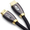 Câble HDMI XO PRO GOLD Haut Débit 5m - 4k, 3D, Full HD, 2160p, HDR, ARC, Ethernet - (HDMI 2.1/2.0b/2.0a/2.0/1.4) pour PS4, Xbox One, Wii, Canal + HD, TVs 4k, LCD, LED, UHD - Noir