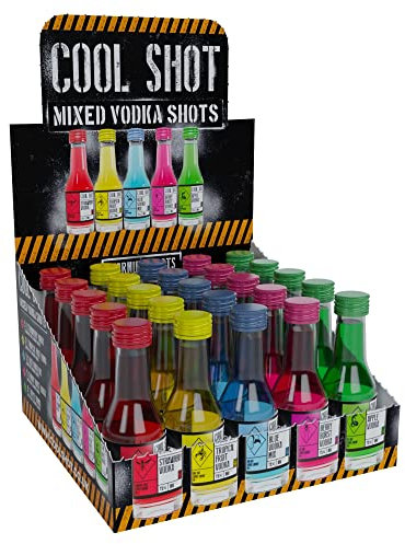 Cool Shot Mixed Vodka Shots - 25 x 20ml