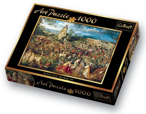 Trefl Die Kreuztragung Christi 1000 Querformat Puzzle von Pieter Bruegel der Ältere Neu&OVP