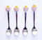 4x KAFFEELÖFFEL Set cupcake Design Kaffee Löffel Besteck Espresso Dessert in Box 9