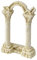 Europet Bernina 234-104958 Dekoration Puerta-Venecia, 12 x 20 cm