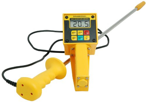 Draminski Hay & Silage High-Moisture Meter with Probe Plus Temperature Display by Draminski