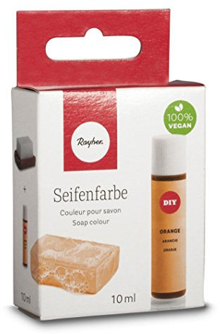 Rayher Tinte para jabón (10 ml), Color Naranja, Pintura a Base de Agua, 10.3 x 6 x 2.7 cm, 10