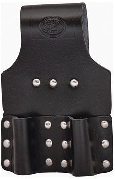 Black Leather Double Spanner Frog - Connell of Sheffield