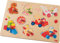 HABA 301963 - Greifpuzzle Meine ersten Spielzeuge , Holzspielzeug ab 12 Monaten , 8-teiliges Puzzle aus Holz mit bunten Spielzeugmotiven , Mit großen Knöpfen zum Greifen