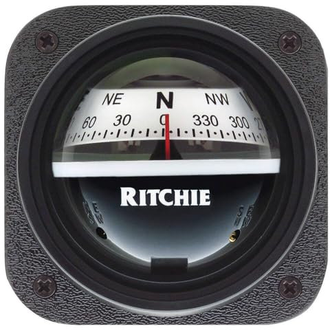 Ritchie V-527 Kayak Compass - Bulkhead Mount - White Dial