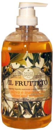 Nesti Dante Il Frutteto Olive & Tangerine (Liquid Soap/Flüssigseife 500 ml, Unisex, für alle Hauttypen geeignet) 661202
