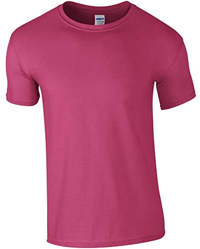 Gildan Mens Short Sleeve Soft-Style T-Shirt (XL) (Heliconia)