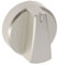 First4spares Replacement Switch Control Knob for Belling Hobs - Silver