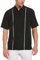 Cubavera Herren Short Sleeve Insert Panels with Pick Stitch Shirt Hemd, Schwarz (Jet Black), XXL Gro