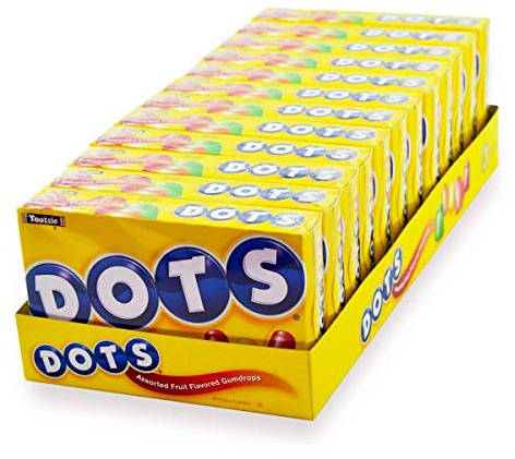 Tootsie Dots Assorted Fruit Gumdrops 6.5 oz.