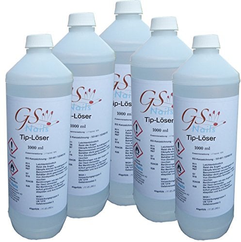 5 L GS-Nails Tiplöser Tip Löser Nagellöser Acryllöser Tipentferner