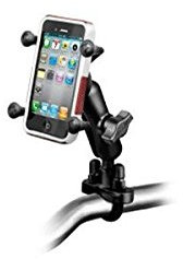 RAM Mount RAM-B-149Z-UN7 Support pour téléphone Portable/Smartphone, intérieur, Moto, extérieur, Noir, Support Actif pour téléphone Portable, Aluminium, Composite, Fixation de Collier