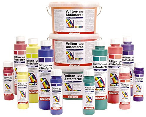 decolor Vollton- und Abtönfarben olivgrün (umbra) 0,75 Liter