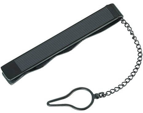 DonDon Pince à Cravate Homme - Noir