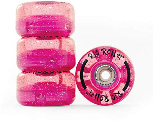 Rio Roller Light Up Rollen, Unisex Erwachsene S rosa (Glitter)