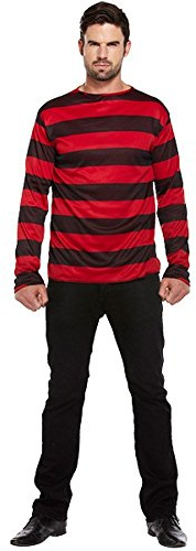 Striped Jumper Red&Black One Size