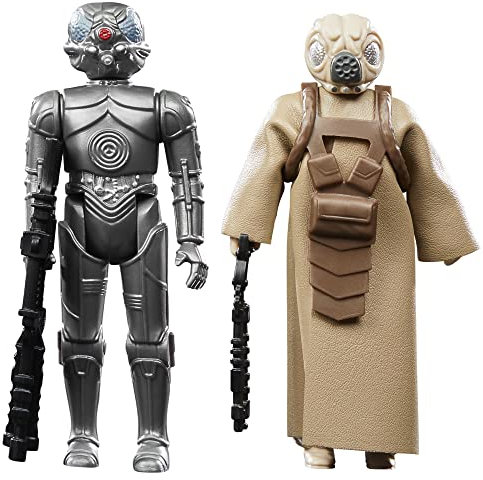 Star Wars Retro-Kollektion 4-LOM & Zuckuss, 2er-Pack Action-Figuren (9,5 cm) Imperium schlägt zurück