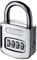 ABUS Zahlenschloss 160/50HB50 - Vorhängeschloss mit hohem Bügel und individuell einstellbarem Zahlencode - 35838 - ABUS-Sicherheitslevel 6 - Silber