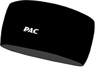 P.A.C. Headband Black Multifunktionstuch - funktionelles Mikrofaser Stirnband, Halstuch, Schal, Kopftuch, Unisex
