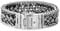 Kuzzoi Silberarmband Herrenarmband aus massivem 925er Sterling Silber, Breite 20 mm, Länge 21 cm, 335104-021