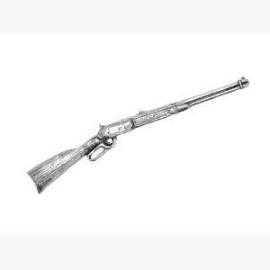 Zinn Tiro Cowboy Winchester Gewehr Krawattennadel - Geschenk