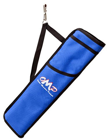 October Mountain Products OMP Adventure 3-Hip Right/Left Hand 3-Tube Arrow Quiver, Blue