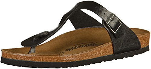 Birkenstock Femme Gizeh Tongs, Noir, 35 EU