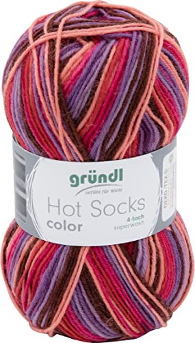 Gründl Hot Socks color, 50 g Berry-Mix